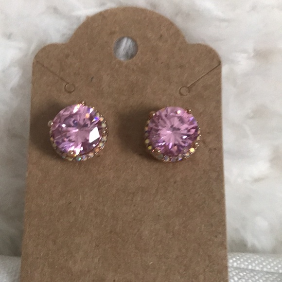 Besty Johnson large beautiful pink Earrings. - Picture 3 of 3